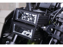 Harley Davidson-LED headlight Ultimate with wave holder, black-3