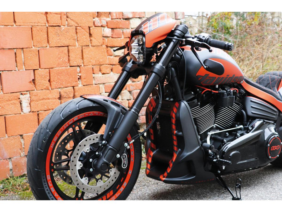 Harley Davidson FXDRS 114 [2019-2020] -Le couverture de fourchette Black Gloss