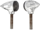 Harley Davidson - tear shape turn signal -colored LED's chrome, smoke-3