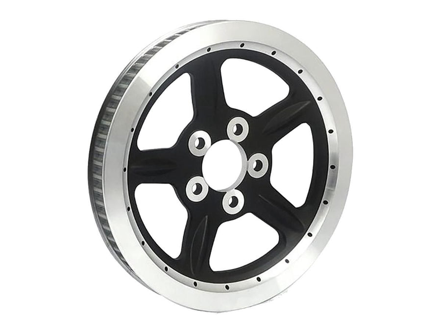 Harley Davidson Sportster [2004-2006] – OEM Style Hinterradriemenscheibe Silber 1