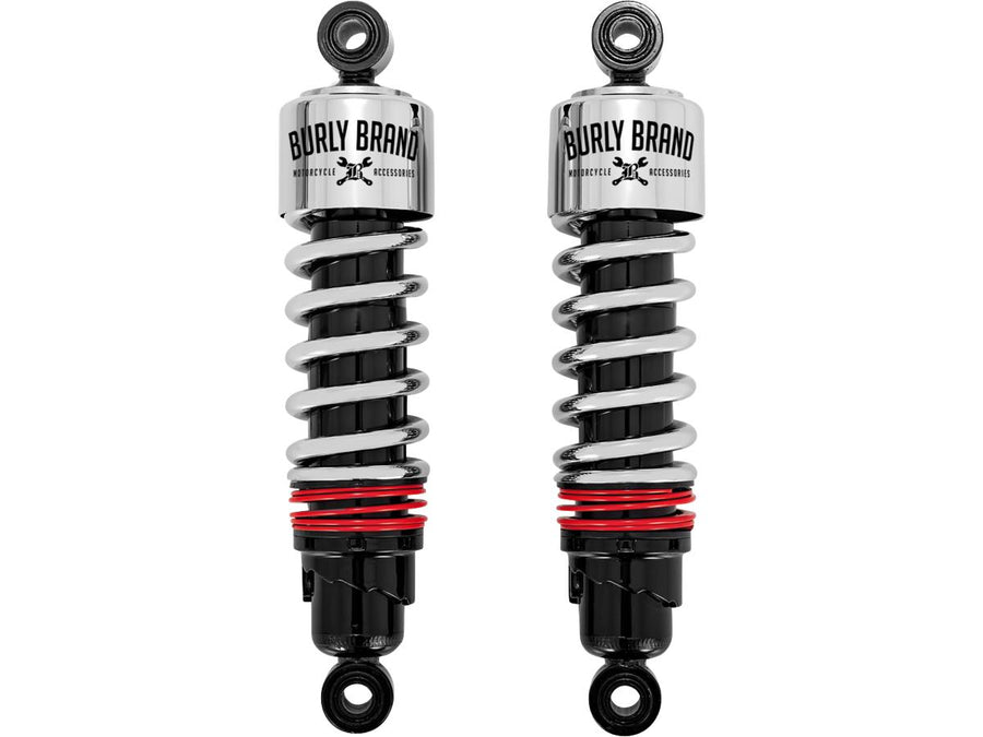 Harley Davidson Sportster [2004-2020]-Slammer plus twin shocks chrome 11.5 "