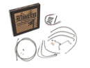 Harley Davidson FLHTC [2000-2002]-13 "excavator bar cable set stainless steel clear ...-1