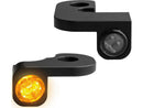 Harley Davidson Dyna [1991-2017] – NANO Series LED Blinker Schwarz Eloxiert Rauch LED-2