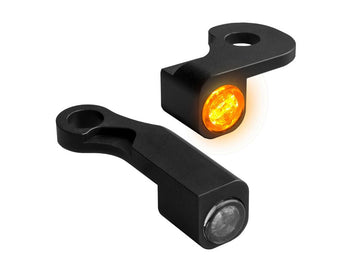 La série Harley Davidson Softail [2015-2017] -Nano a conduit Blinker Black Anodisé - 0
