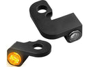 Harley Davidson Touring Hinweis [1990-2008] – NANO Serie LED Blinker Schwarz Eloxiert-2