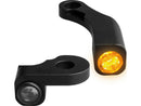 Harley Davidson Softail Hinweis [2018-2024] – NANO Series LED Blinker Schwarz-2