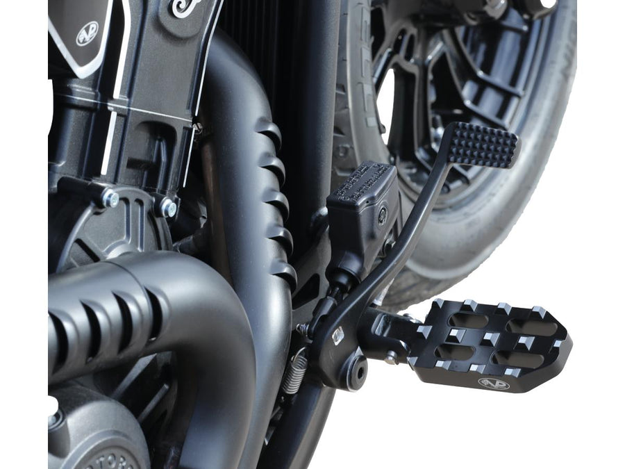 Harley Davidson Indian Scout [2025-2025] – Pilot Twin Fußrasten-Set Schwarz