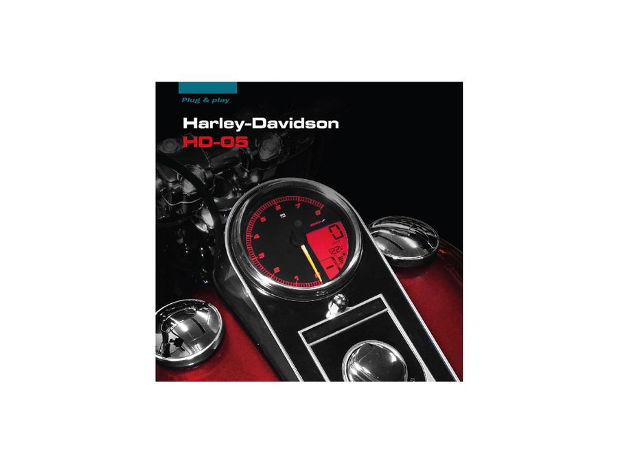 Harley Davidson Dyna [2012-2017] -HD-05 compteur de vitesse / compteur de vitesse Chrome