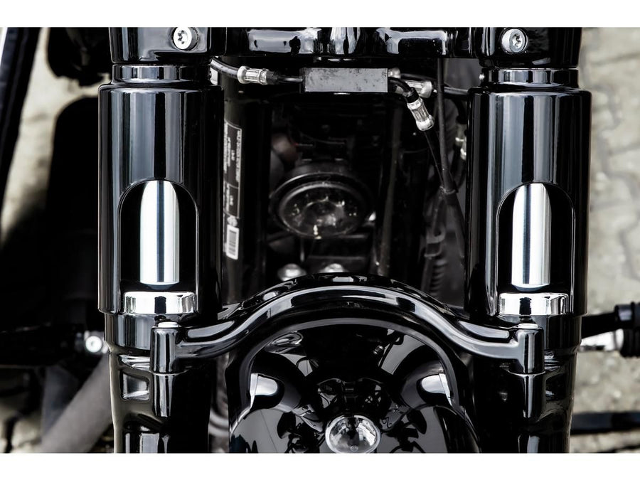 Harley Davidson XL1200X Hinweis [2010-2015] – Palas Gabelunterzugsabdeckung Schwarz