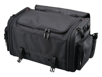 Harley Davidson - expandable seat pocket with variable volume of 53 - 70 l black