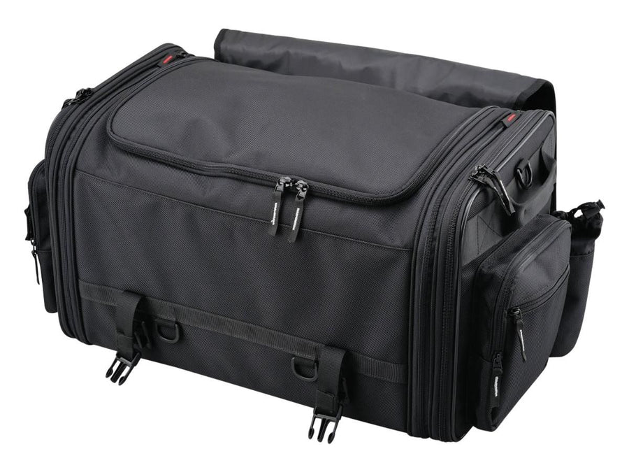 Harley Davidson - expandable seat pocket with variable volume of 53 - 70 l black