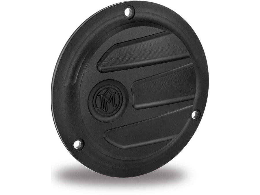 Harley Davidson Fl Shovel [1970-1984] -Scallop Derby Cover Black Ops