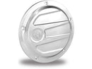 Harley Davidson Touring [2016-2024]-Scallop derby cover Chrom-3