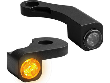 Harley Davidson LiveWire [2020-2021] – NANO Series LED Blinker/Positionslicht Schwarz - 0