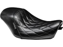 Harley Davidson XL1200X [2011-2020] – Bare Bones Solo Sitz Diamond Stitch Schwarzes-1