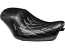 Harley Davidson XL1200X [2011-2020] – Bare Bones Solo Sitz Diamond Stitch Schwarzes-3