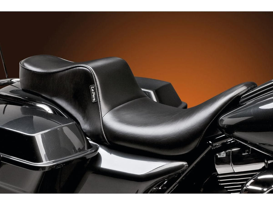 Harley Davidson Touring [2008-2025] – Cherokee Sitz Glattes Schwarzes Vinyl