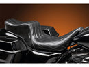 Harley Davidson Touring [2008-2025]-Cherokee seat diamond stitch black vinyl-1