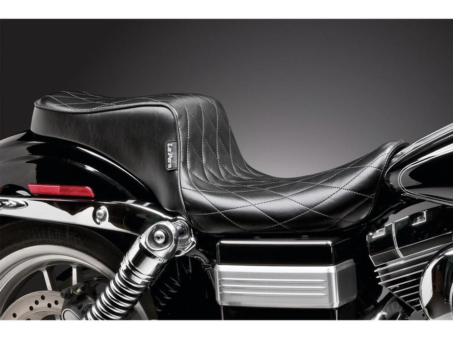 Harley Davidson Dyna [1996-2003] -Sicee siège diamant stitch vinyle noir