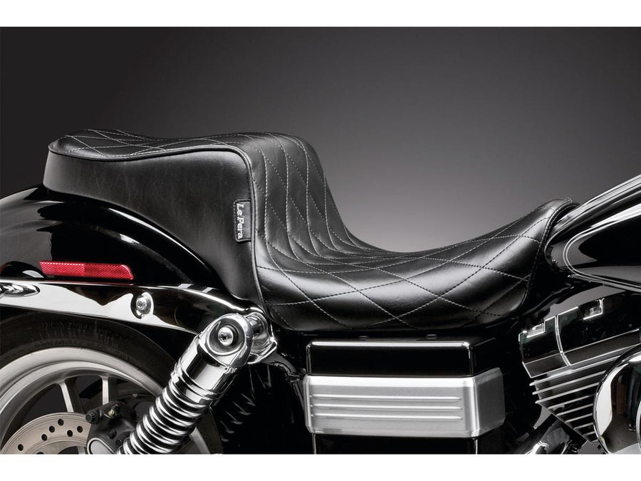Harley Davidson Dyna [1996-2003] -Sicee siège diamant stitch vinyle noir