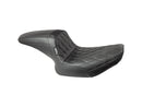 Harley Davidson Fxbr [2023-2025]-Kickflip seat Diamond Stitch Black Vinyl-3