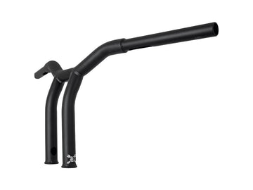 Harley Davidson Sportster [1982-2020]-10 "Dominator Raked Bar Lenker 4-hole black black