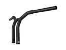 Harley Davidson Sportster [1982-2020]-10 "Dominator Raked Bar Lenker 4-hole black black-6