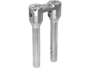 Harley Davidson FX [1974-1978] – 10" Clubstyle Gerade Riser mit silberner Klemme-1