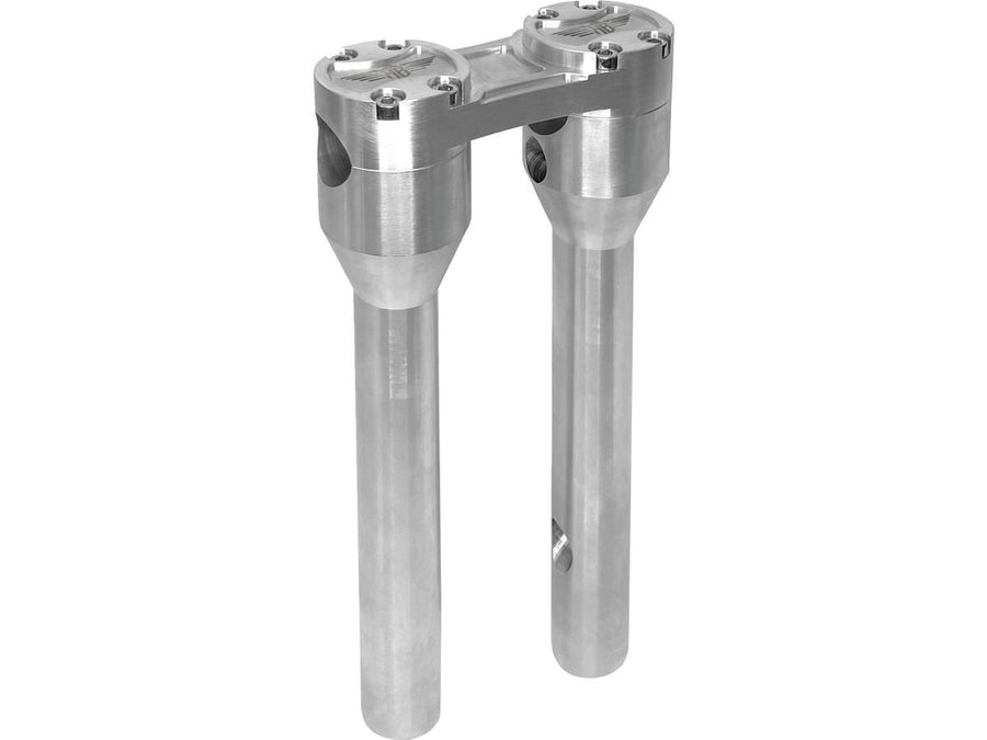 Harley Davidson FX [1974-1978] – 10" Clubstyle Gerade Riser mit silberner Klemme