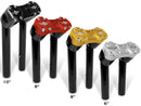 Harley Davidson FX [1974-1978] – 10" Clubstyle Pullback Risers mit schwarzer Klemme-5