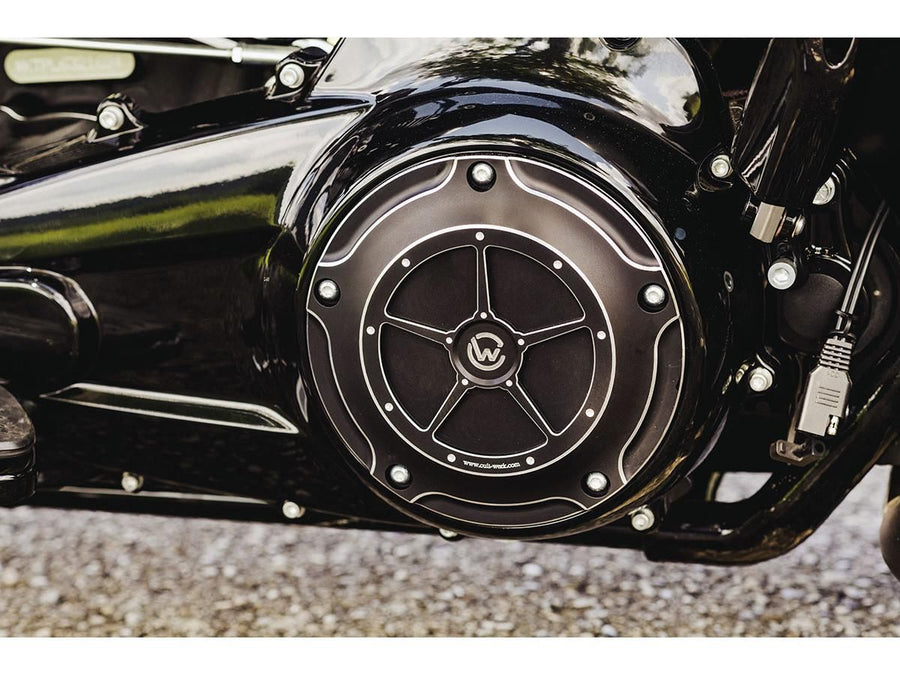 Harley Davidson Touring [2016-2024] -Derby Cover Black Anodisé