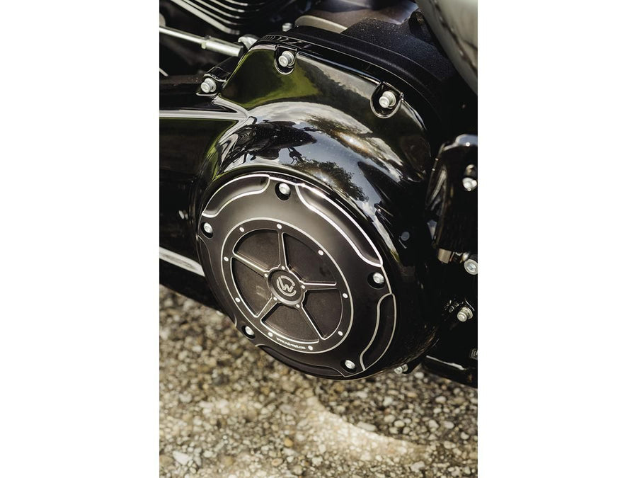 Harley Davidson Touring [2016-2024] -Derby Cover Black Anodisé