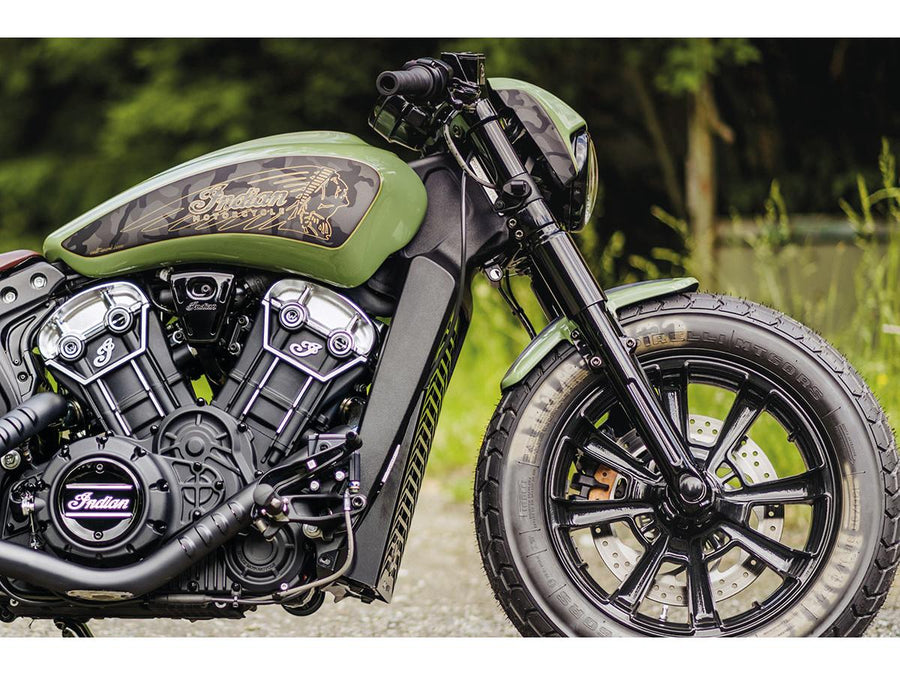 Harley Davidson Indian Scout [2015-2024] - Feuille de protection contre les roues avant de l'école