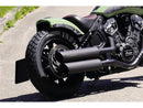 Harley Davidson Scout Bobber [2018-2024] – Bobber Heckfender mit Rücklicht Schwarz-2