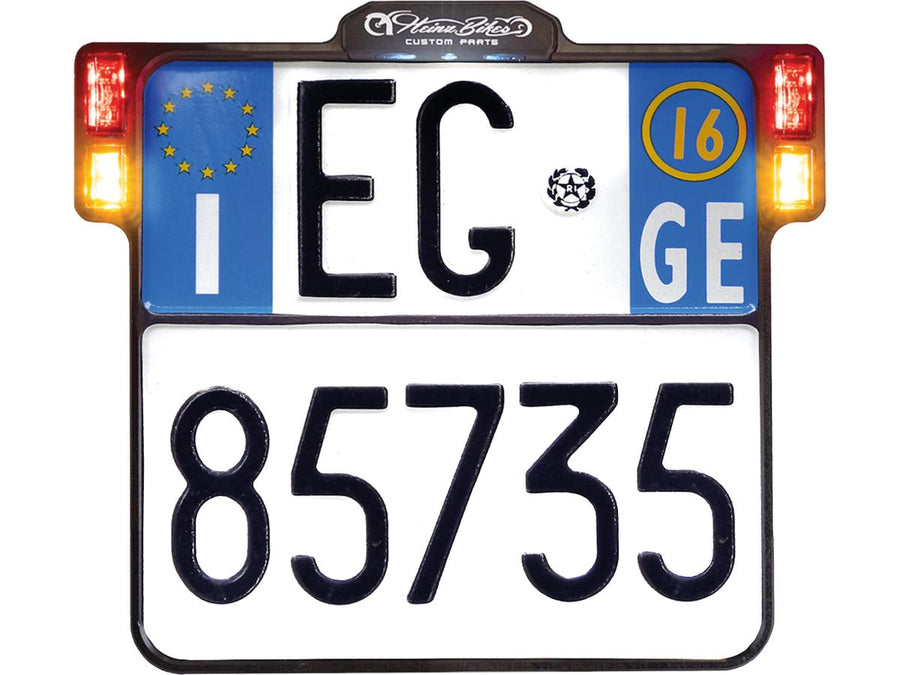 HARLEY DAVIDSON-ALL-INN 2,0 Posteur de plaque d'immatriculation avec signal de virage / feu de freinage / lumière arrière et
