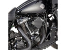 Harley Davidson Dyna [2000-2017] – Gerippter Luftfilter Schwarz Eloxiert-3