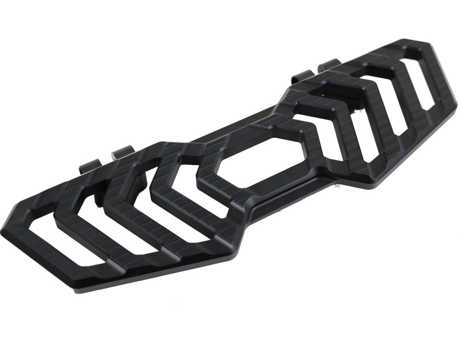 Harley Davidson Touring [1985-2025] -Rrec-carreau de pied du conducteur Black Anodisé
