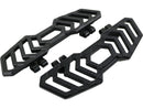 Harley Davidson Touring [1985-2025] -Rrec-carreau de pied du conducteur Black Anodisé-4