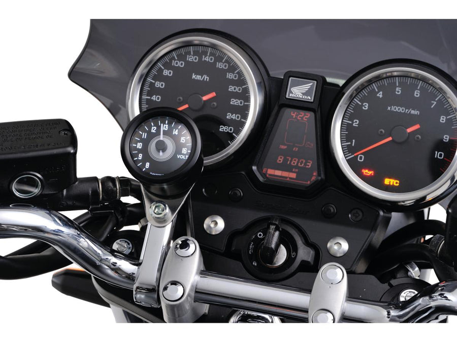 Harley Davidson - Velona 48 Voltmeter Modern Design (Type A) Black