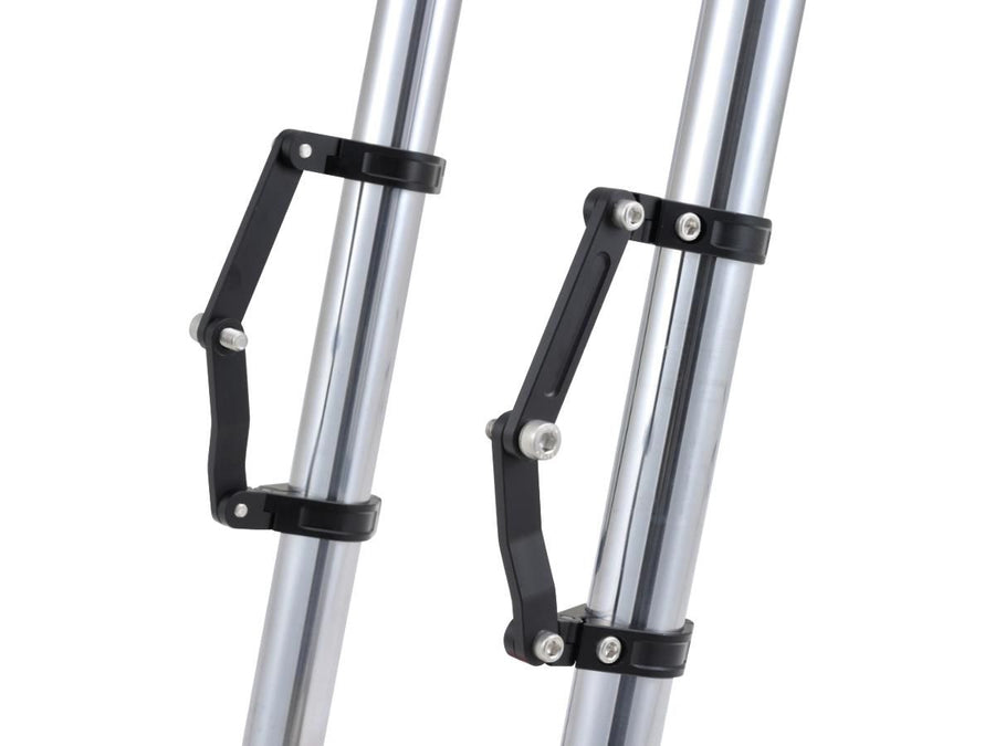 Harley Davidson – Verstellbare CNC Scheinwerferhalterung 41mm Gabelmontage Schwarz