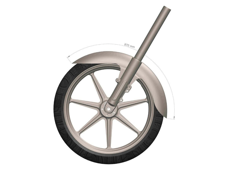 Harley Davidson Touring [1987-2024]-Street-Cut 21 "Steel protection sheet at the front for