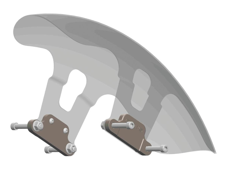 Harley Davidson Touring [1987-2024] – Shorty 21" Stahl-Vorderradschutzblech für