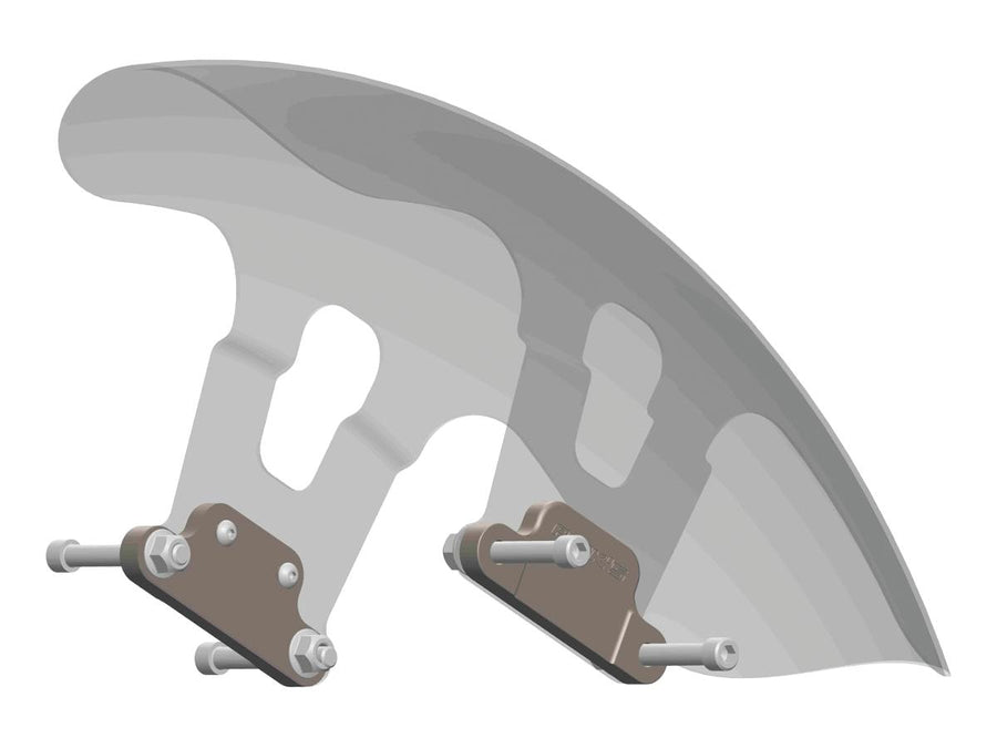 Harley Davidson Touring [1987-2024] – Shorty 21" Stahl-Vorderradschutzblech für
