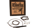 Harley Davidson Touring [2021-2024]-15 "excavator bar cable set stainless steel clear-4