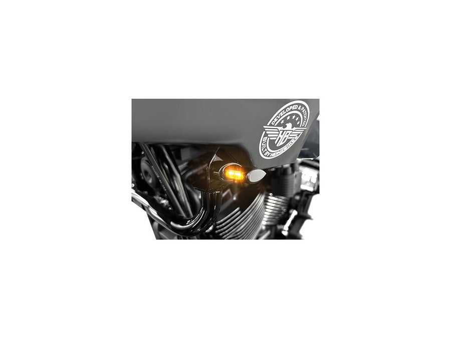 Harley Davidson FXLRST [2022-2025] -Micro St LED Blinker, anodisé noir