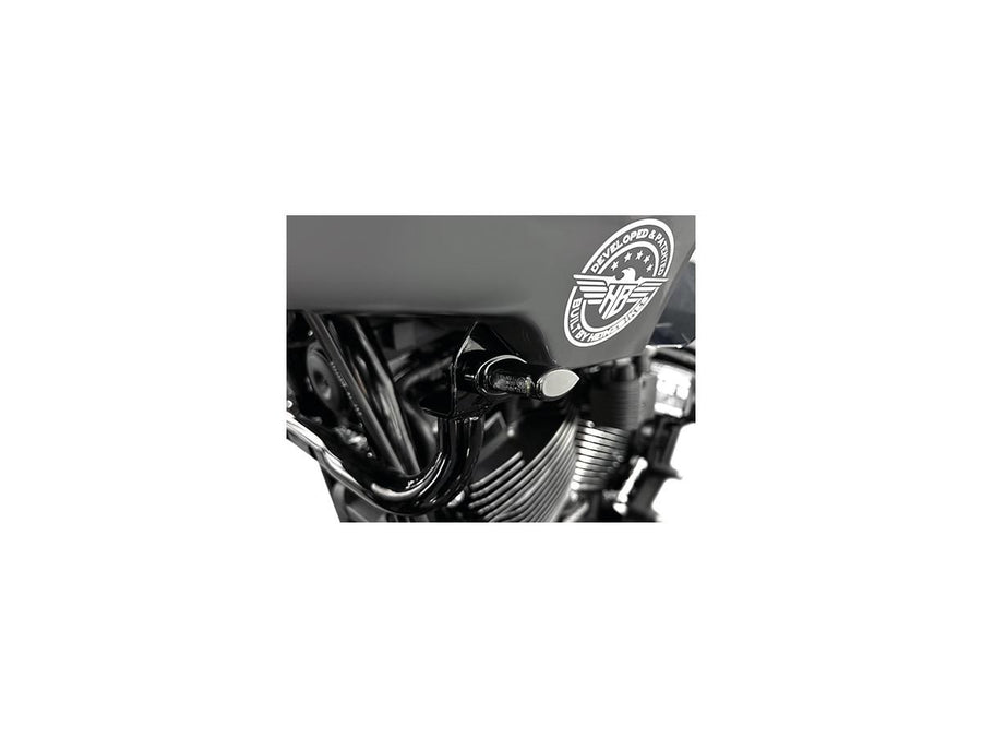 Harley Davidson FXLRST [2022-2025] -Micro St LED Blinker, anodisé noir