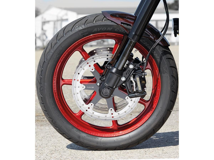 Harley Davidson Softail [2007-2025]-Club Style Radial brake saddle adapter for 292