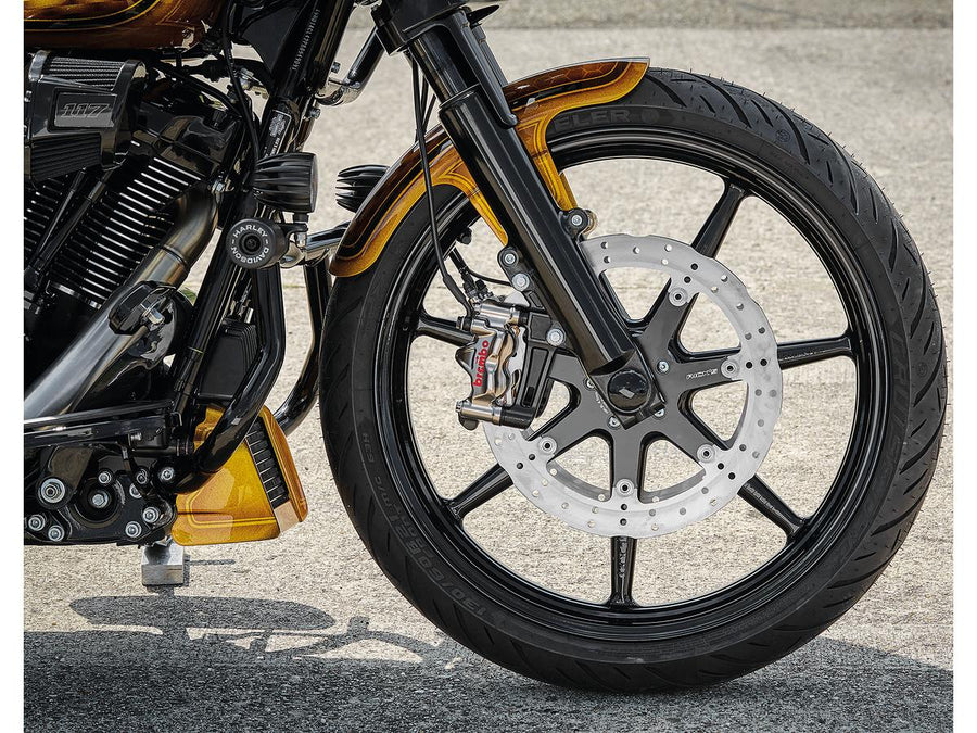 Harley Davidson Softail [2007-2025]-adaptateur de frein radial de style club pour 330 mm