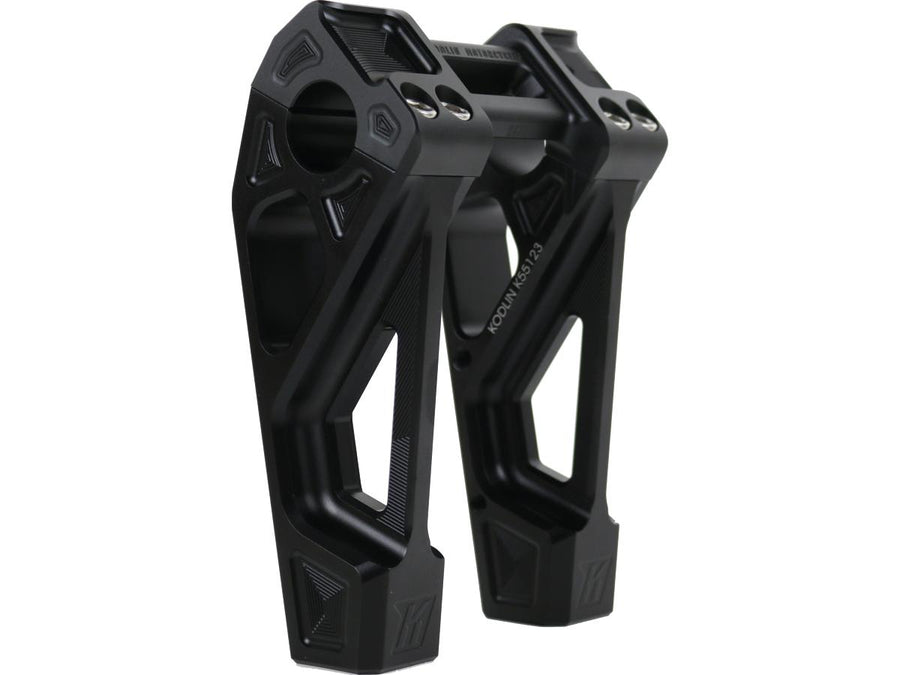 Harley Davidson Sportster [1985-2020] -6 "Risers Fastback universels anodisés noirs