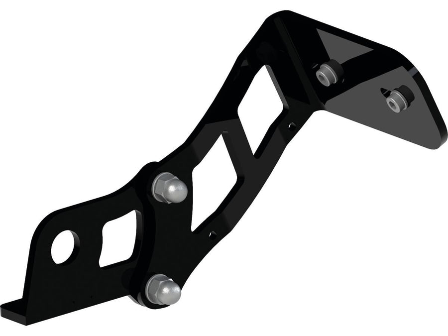 Harley Davidson Dyna [2006-2007] -Middle Pro latérale de la plaque d'immatriculation latérale noire